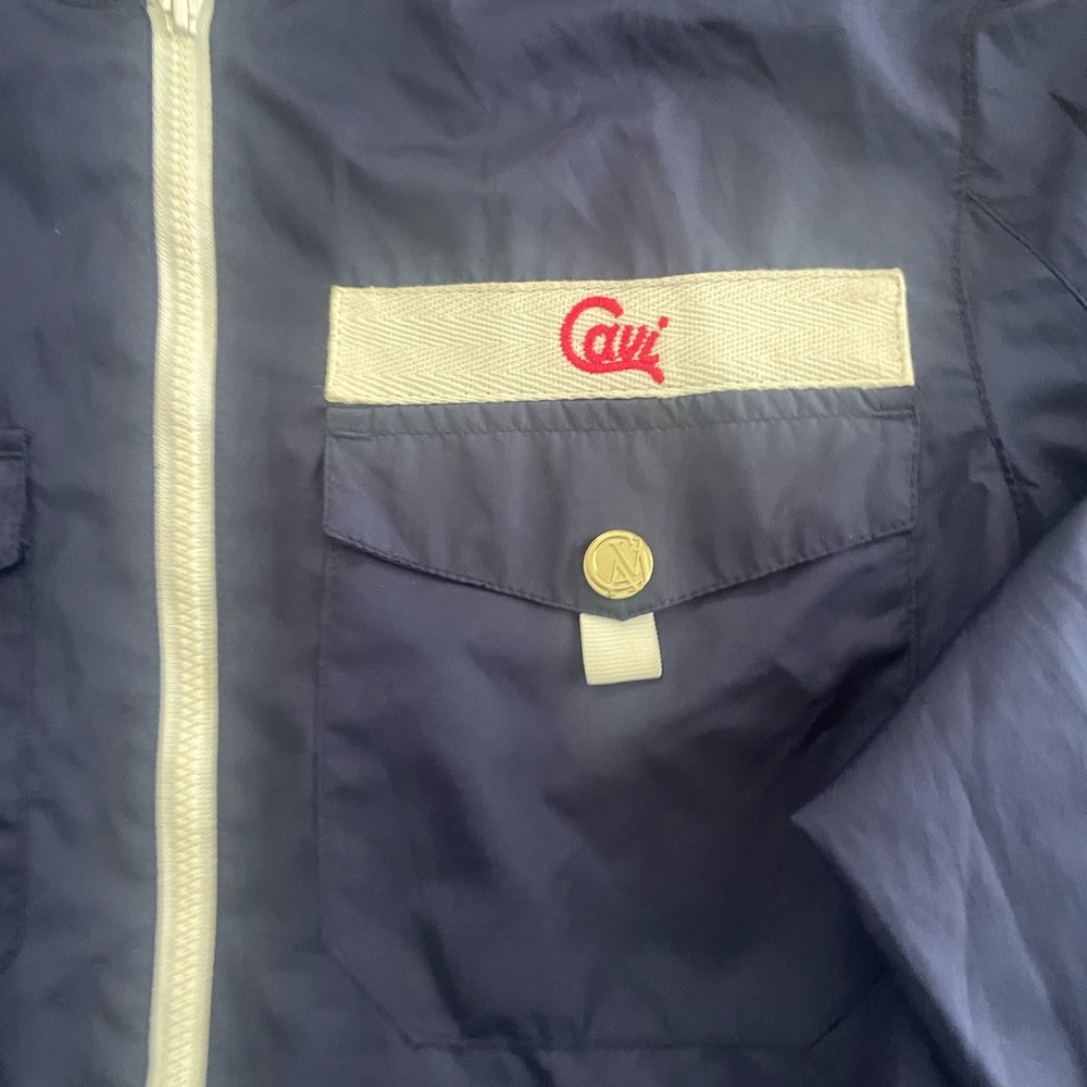 Women’s Cavi Lightweight Jacket Size S ~ Navy Blue & White - Picture 2 of 5